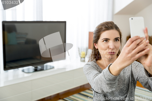 Image of A selfie at home