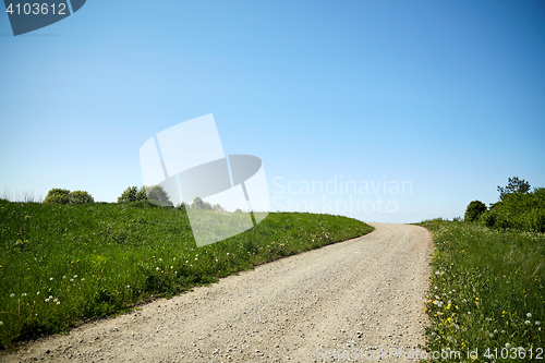 Image of country road at summer