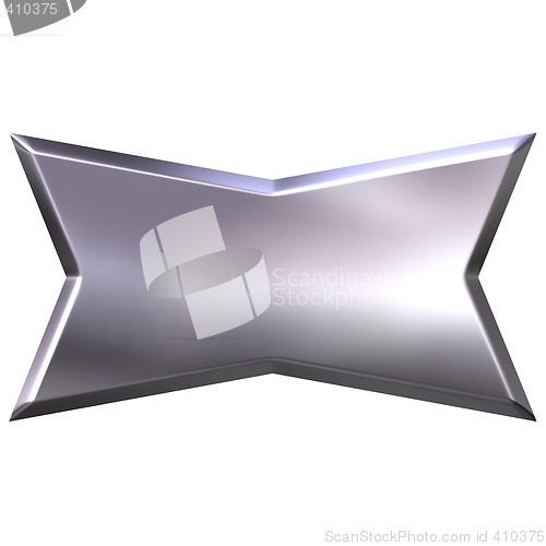 Image of 3D Silver Banner