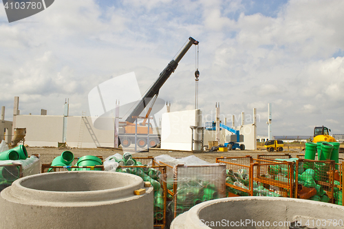 Image of View of the Construction site