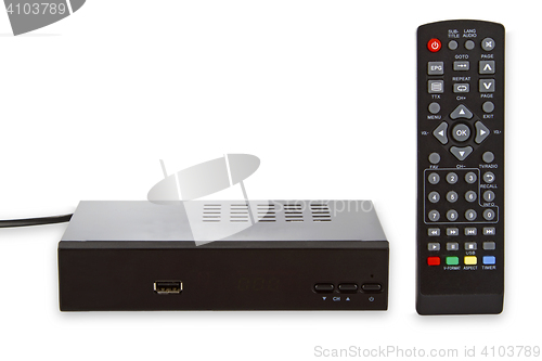 Image of Satellite Receiver with Remote control