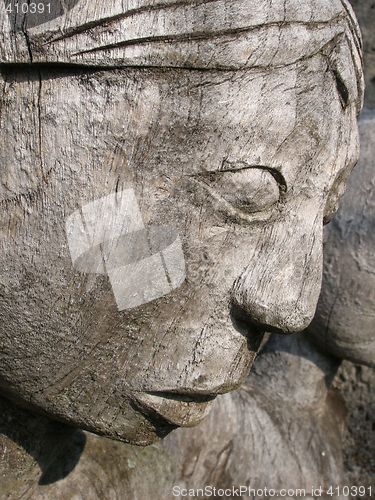 Image of wooden head