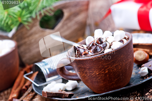 Image of chocolate with marshmallow