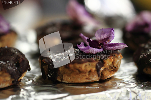 Image of fresh chocolate desserts