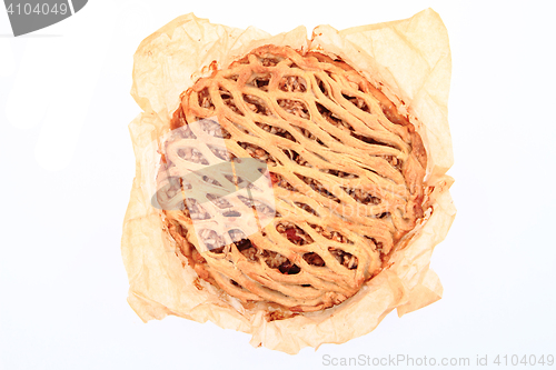 Image of apple pie isolated