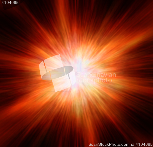 Image of abstract explosion texture