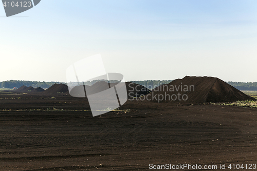 Image of extraction of peat