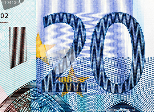 Image of Euro money close-up