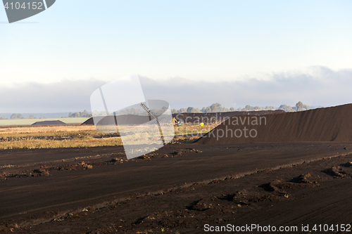 Image of extraction of peat