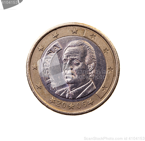 Image of coin worth one euro