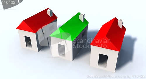 Image of little houses
