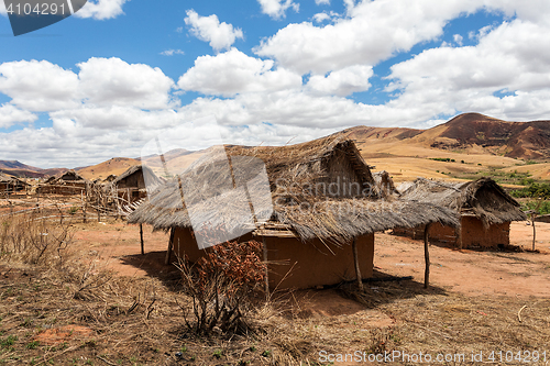 Image of Traditional Madagascar hill landscape