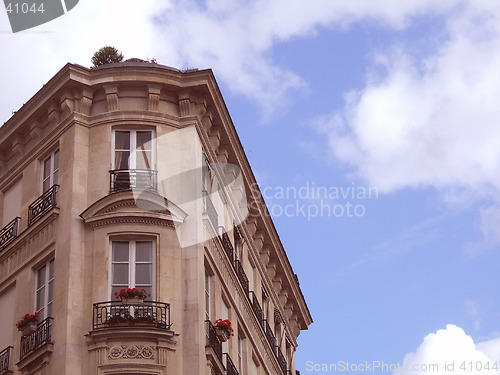 Image of Parisian traditional house