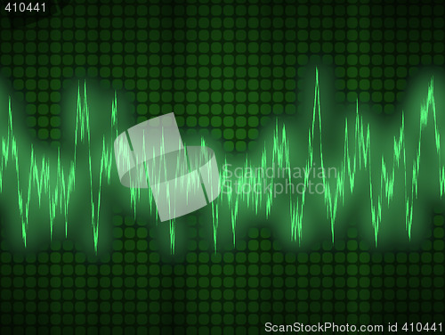 Image of audio or sound wave