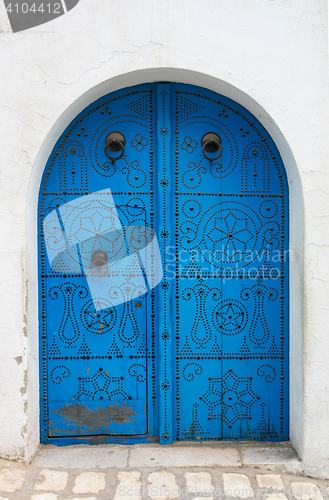 Image of Blue Traditional door from Sidi Bou Said