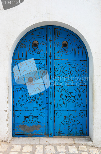 Image of Blue Traditional door from Sidi Bou Said