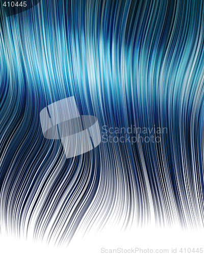 Image of anime blue hair