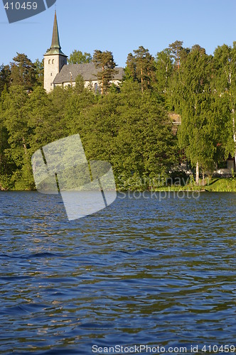 Image of Kolbotn church in Norway