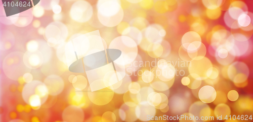 Image of pastel bokeh christmas lights