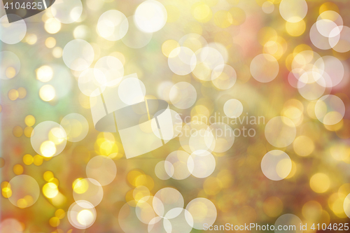 Image of pastel bokeh christmas lights