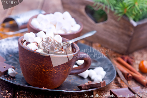 Image of chocolate with marshmallow