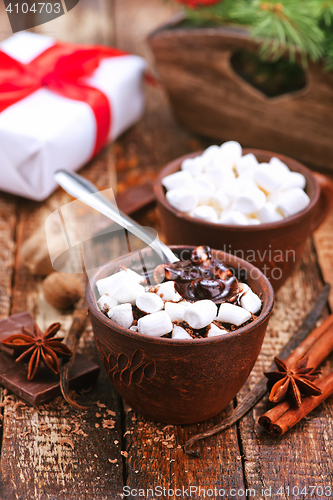 Image of chocolate with marshmallow