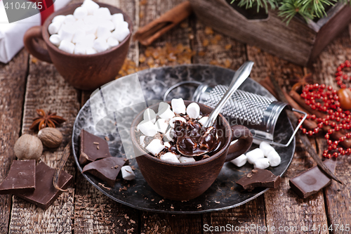 Image of chocolate with marshmallow