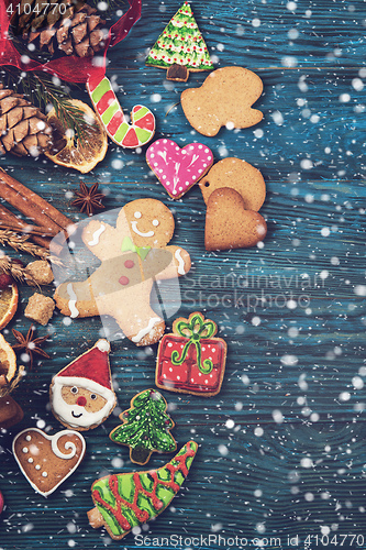 Image of Gingerbreads for new years and christmas