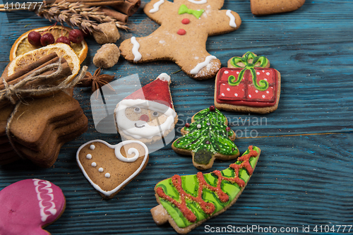 Image of Gingerbreads for new years and christmas