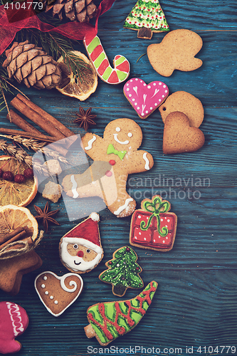 Image of Gingerbreads for new years and christmas