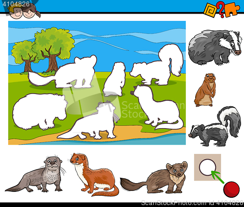 Image of cartoon task for kids