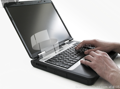 Image of Working on Computer