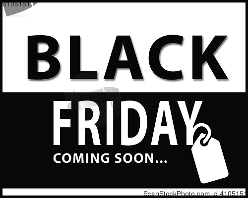 Image of Black Friday sale - holiday shopping concept