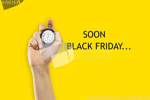 Image of Black Friday sale - holiday shopping concept