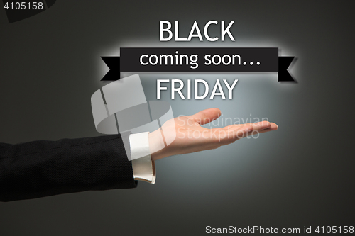 Image of Black Friday sale - holiday shopping concept