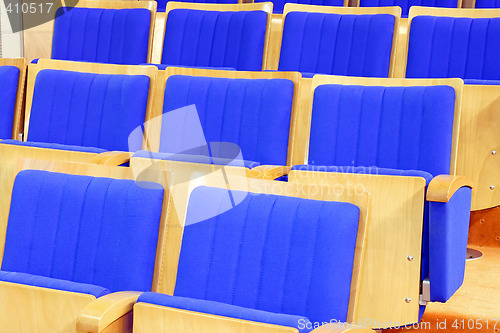 Image of Cinema chairs blue