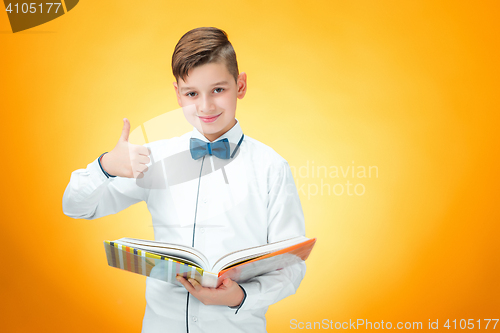 Image of The boy with book