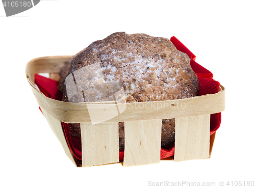 Image of isolated on white cake