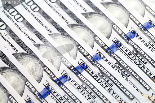 Image of American dollars, close-up