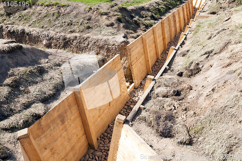 Image of trenches for combat