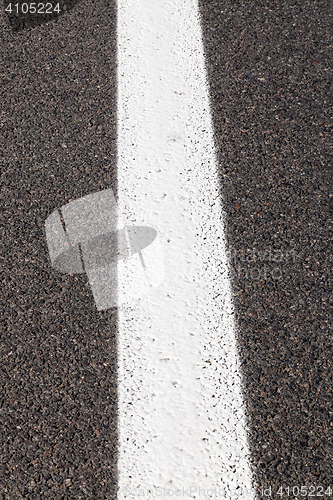 Image of road markings, close-up