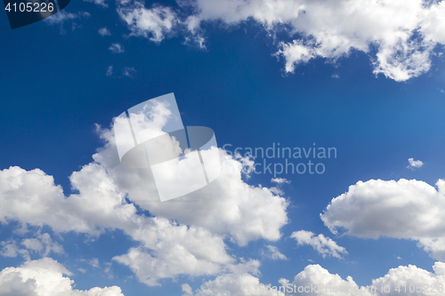 Image of clouds in the sky