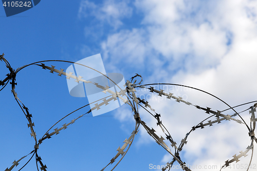 Image of old barbed wire