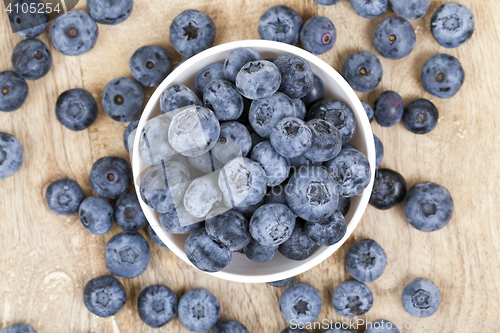 Image of ripe berries blueberry