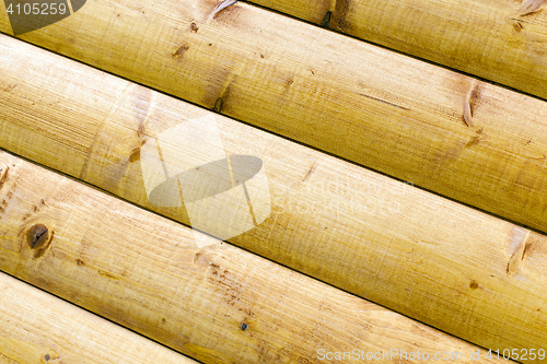 Image of part of a wall made  wood