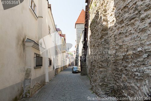 Image of european old city street