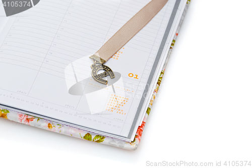 Image of Notebook opened on new year