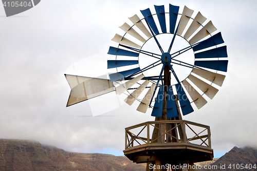 Image of cloud africa wind turbines and 