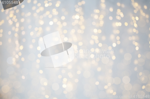 Image of blurred christmas holidays lights bokeh