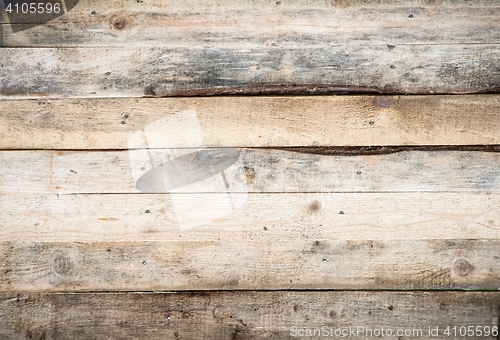 Image of blank wood sign background. rough planks with nails, texture